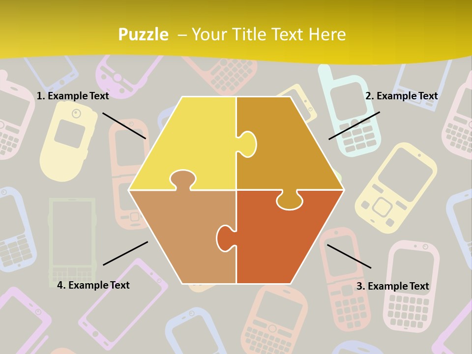Speak Display Pattern PowerPoint Template