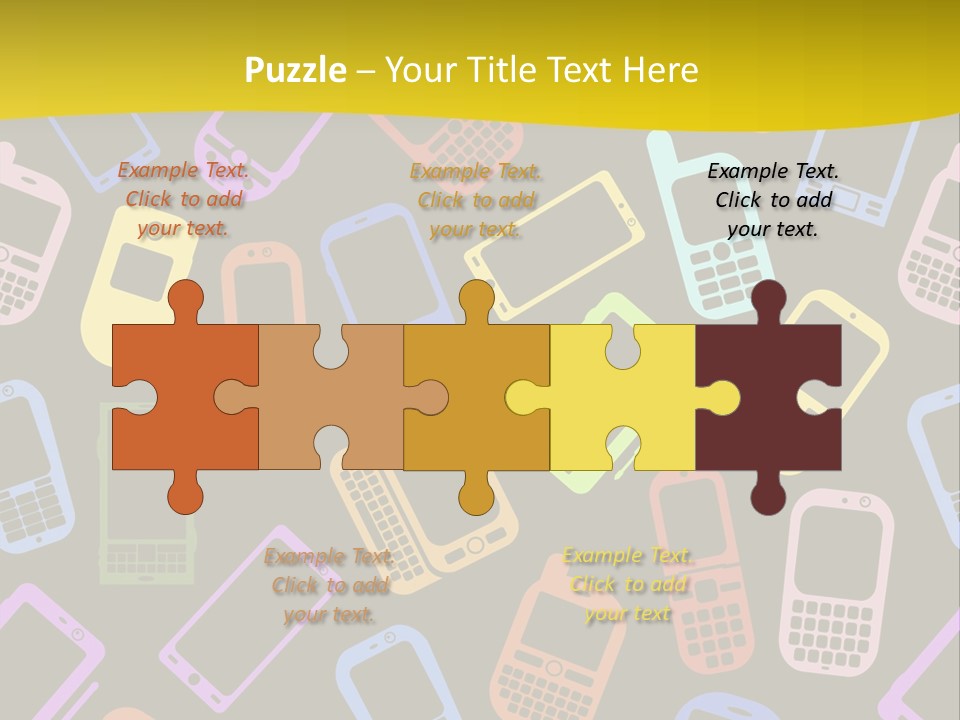 Speak Display Pattern PowerPoint Template