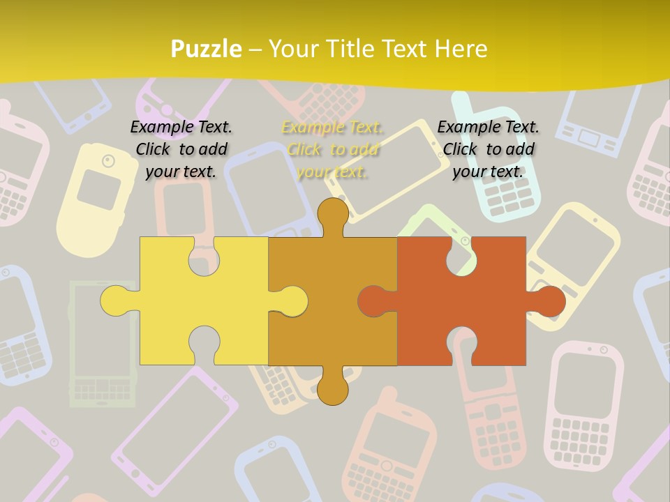Speak Display Pattern PowerPoint Template