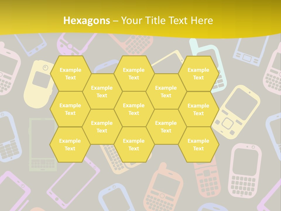 Speak Display Pattern PowerPoint Template