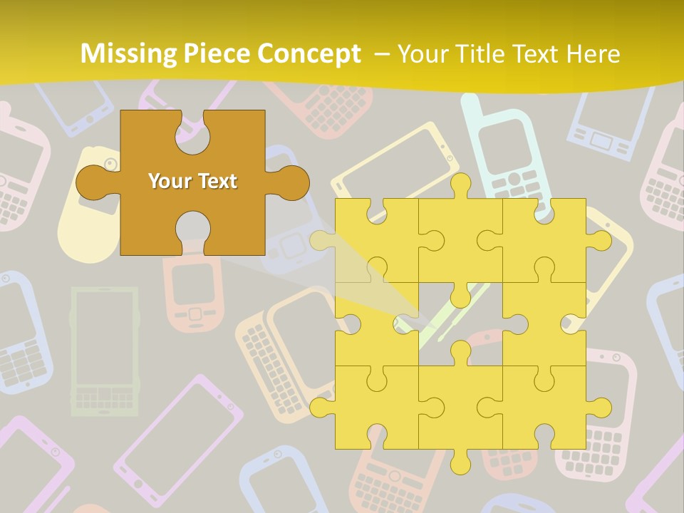 Speak Display Pattern PowerPoint Template
