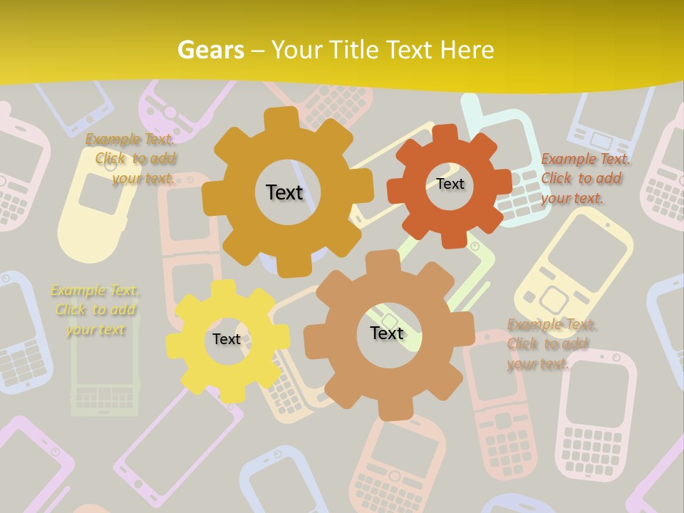 Speak Display Pattern PowerPoint Template