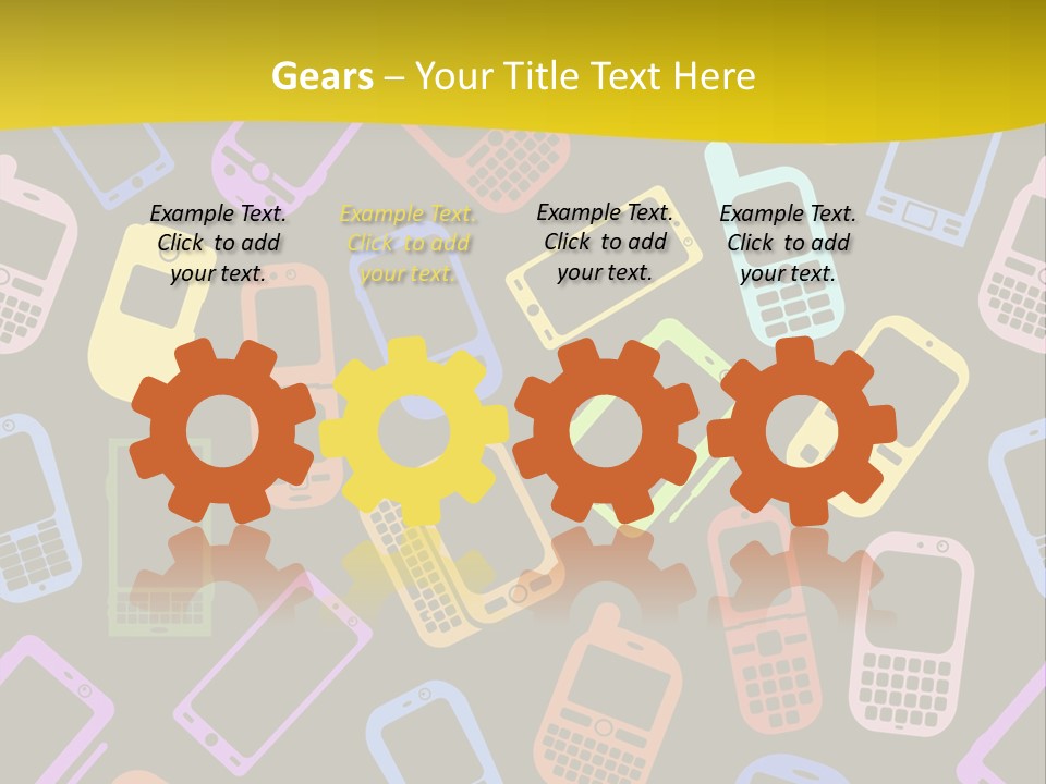 Speak Display Pattern PowerPoint Template