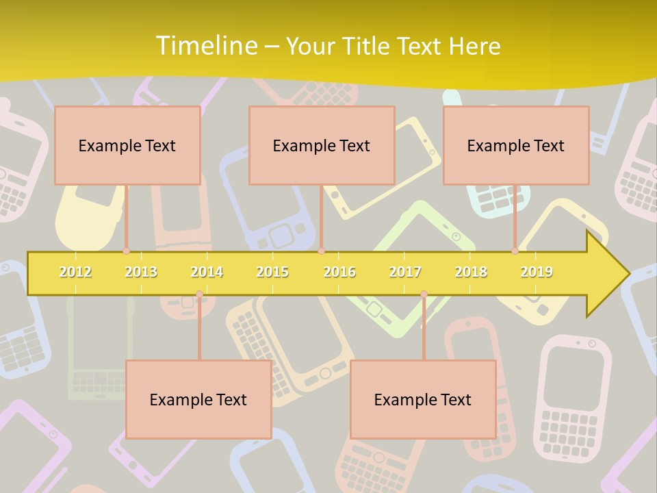 Speak Display Pattern PowerPoint Template