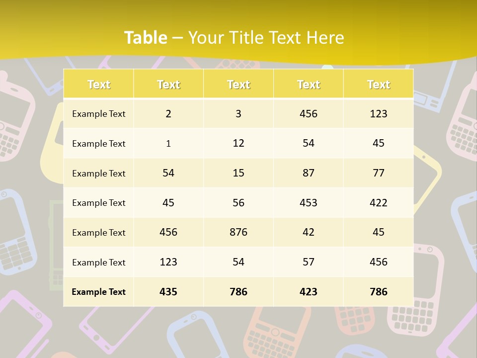 Speak Display Pattern PowerPoint Template