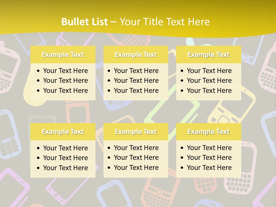 Speak Display Pattern PowerPoint Template