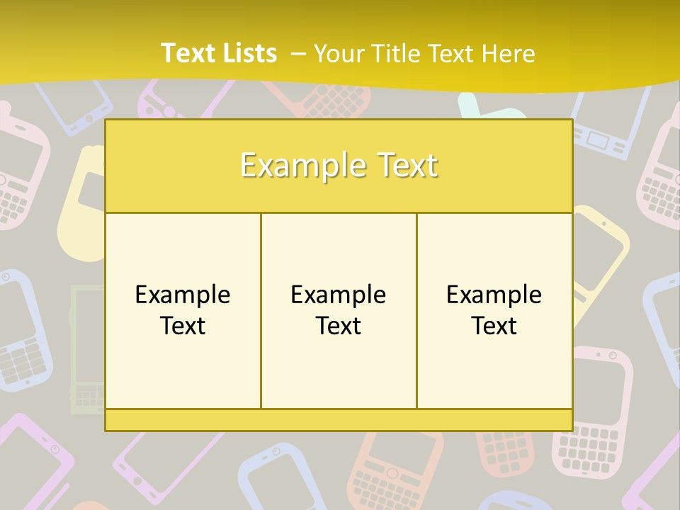 Speak Display Pattern PowerPoint Template