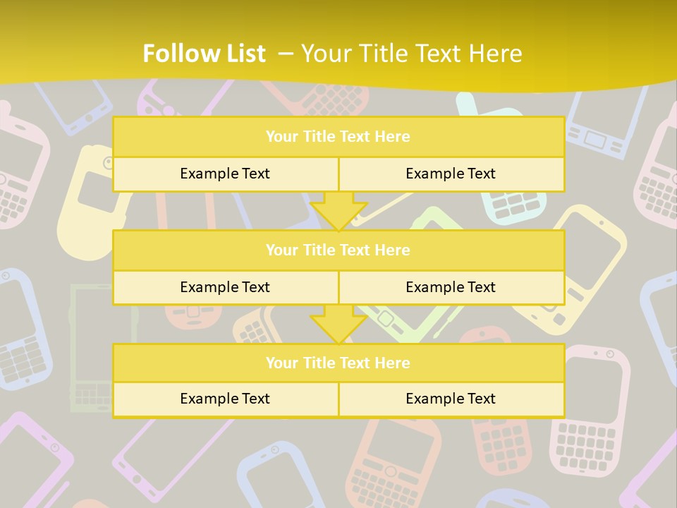 Speak Display Pattern PowerPoint Template