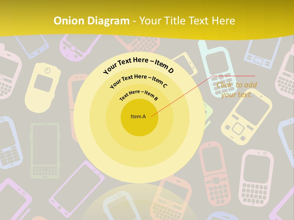Speak Display Pattern PowerPoint Template