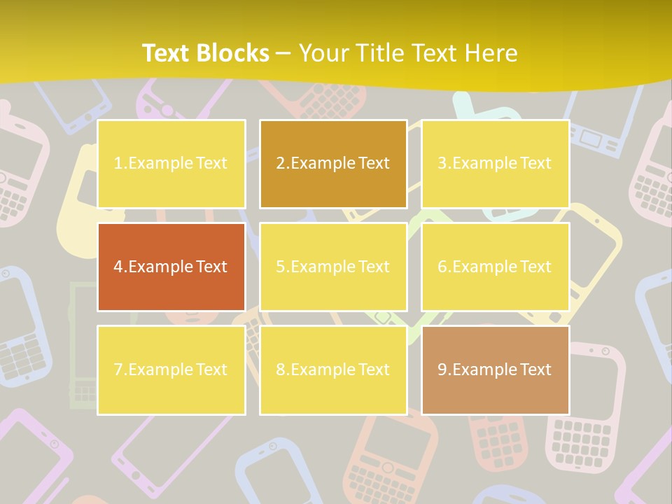 Speak Display Pattern PowerPoint Template