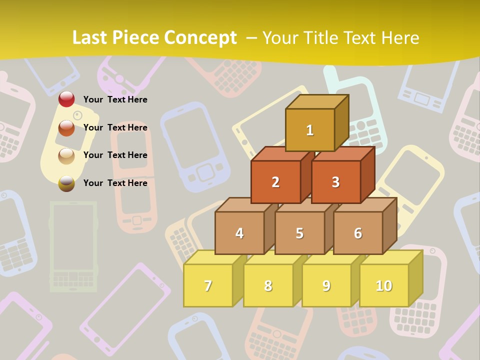 Speak Display Pattern PowerPoint Template