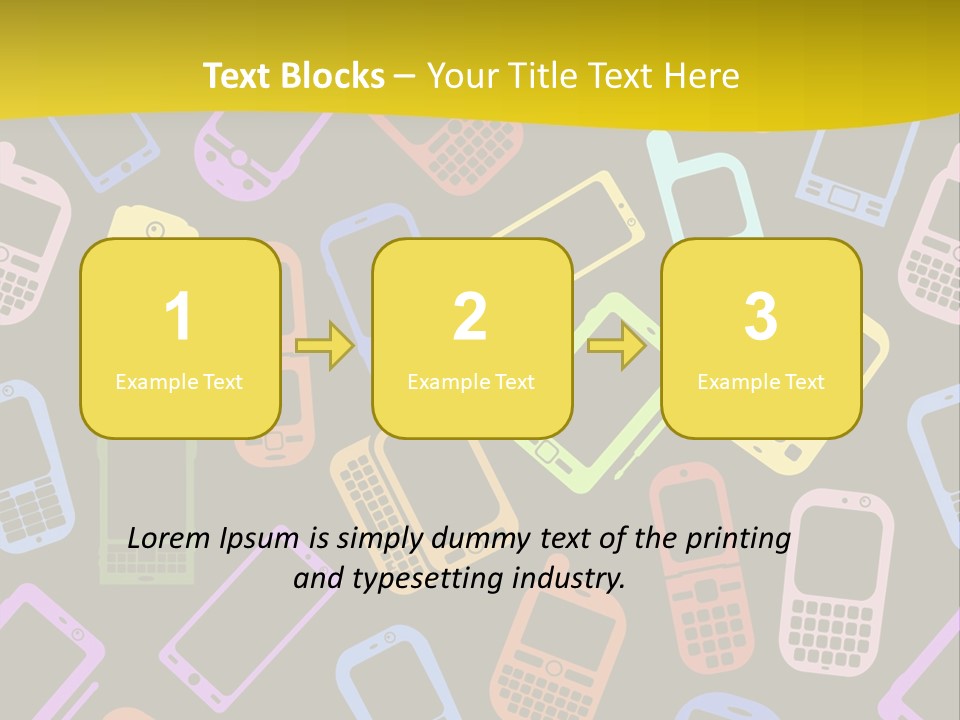 Speak Display Pattern PowerPoint Template