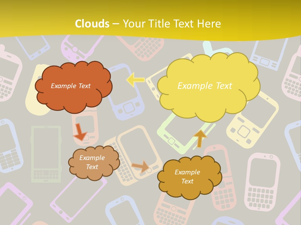 Speak Display Pattern PowerPoint Template