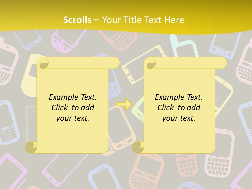 Speak Display Pattern PowerPoint Template