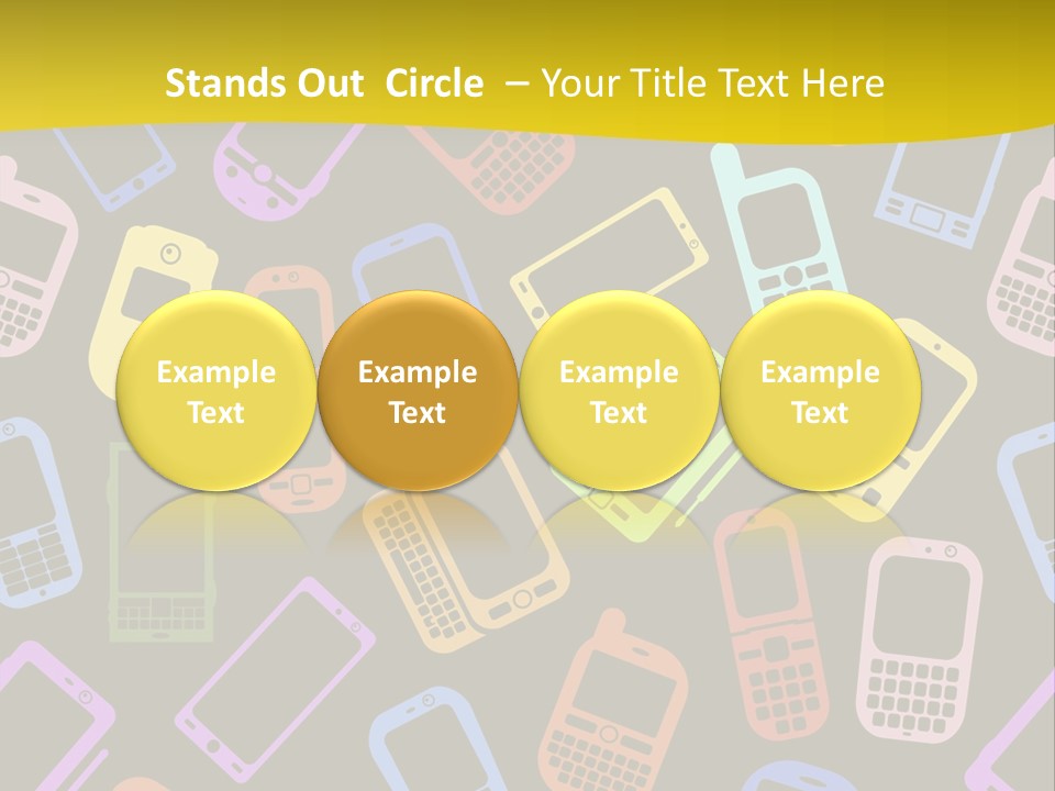 Speak Display Pattern PowerPoint Template