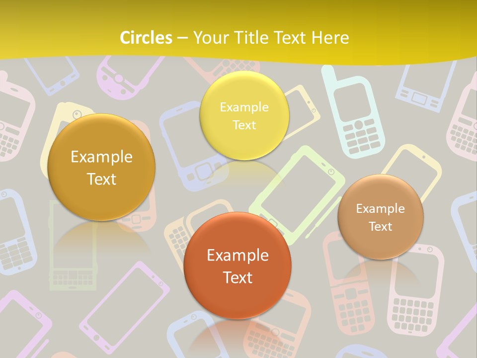 Speak Display Pattern PowerPoint Template
