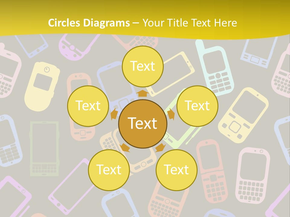Speak Display Pattern PowerPoint Template