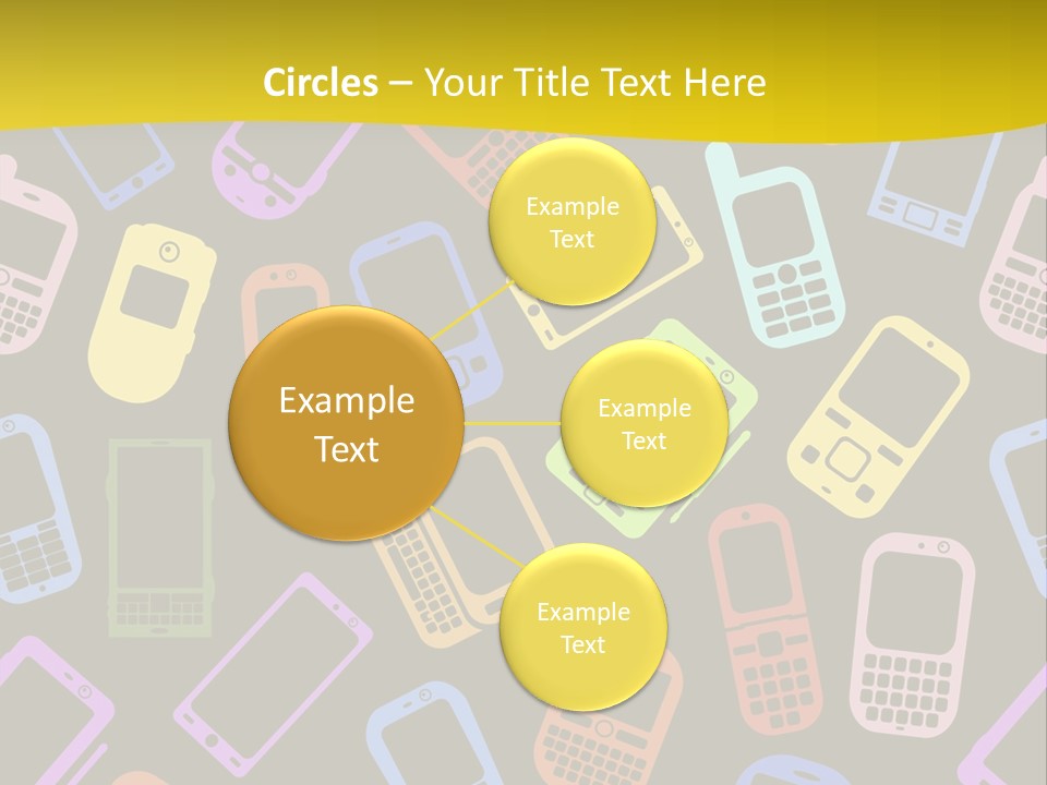 Speak Display Pattern PowerPoint Template