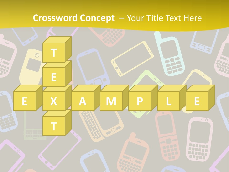 Speak Display Pattern PowerPoint Template