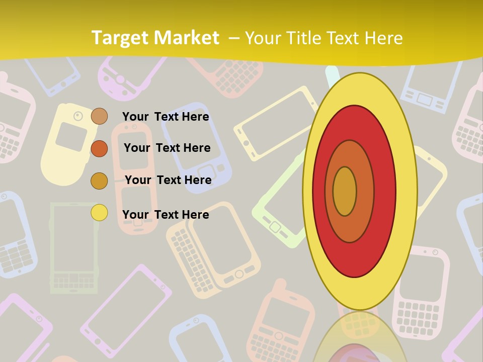 Speak Display Pattern PowerPoint Template