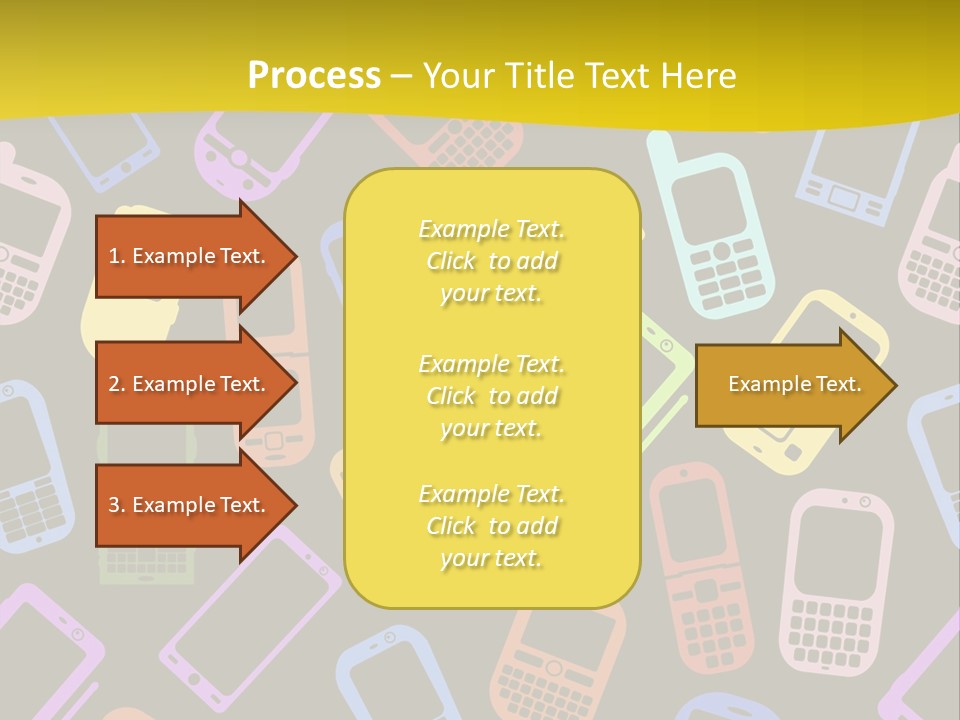 Speak Display Pattern PowerPoint Template