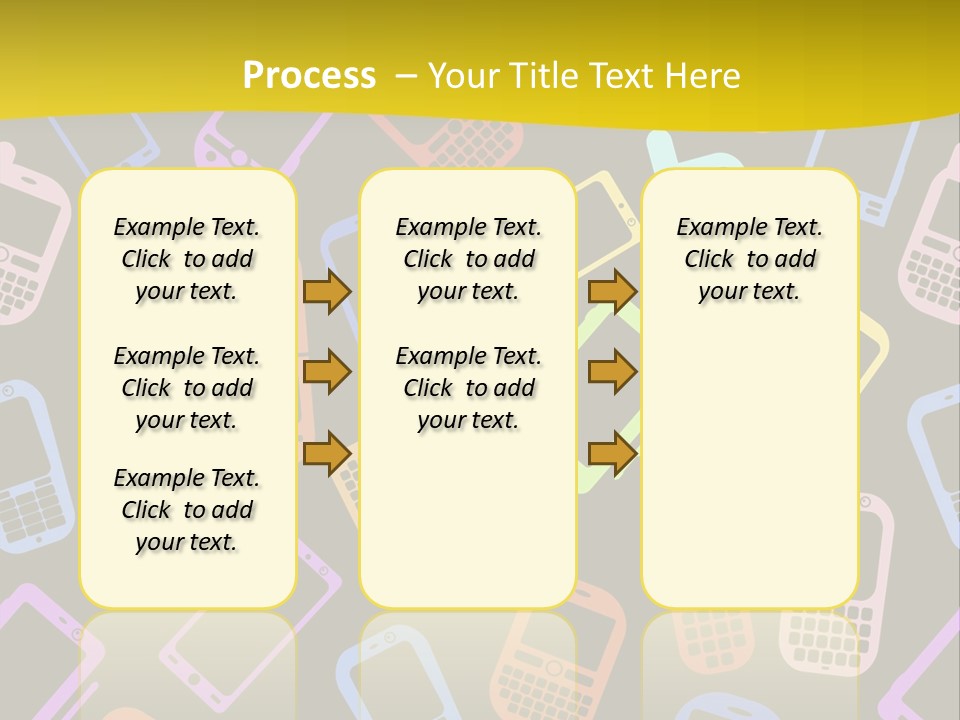 Speak Display Pattern PowerPoint Template