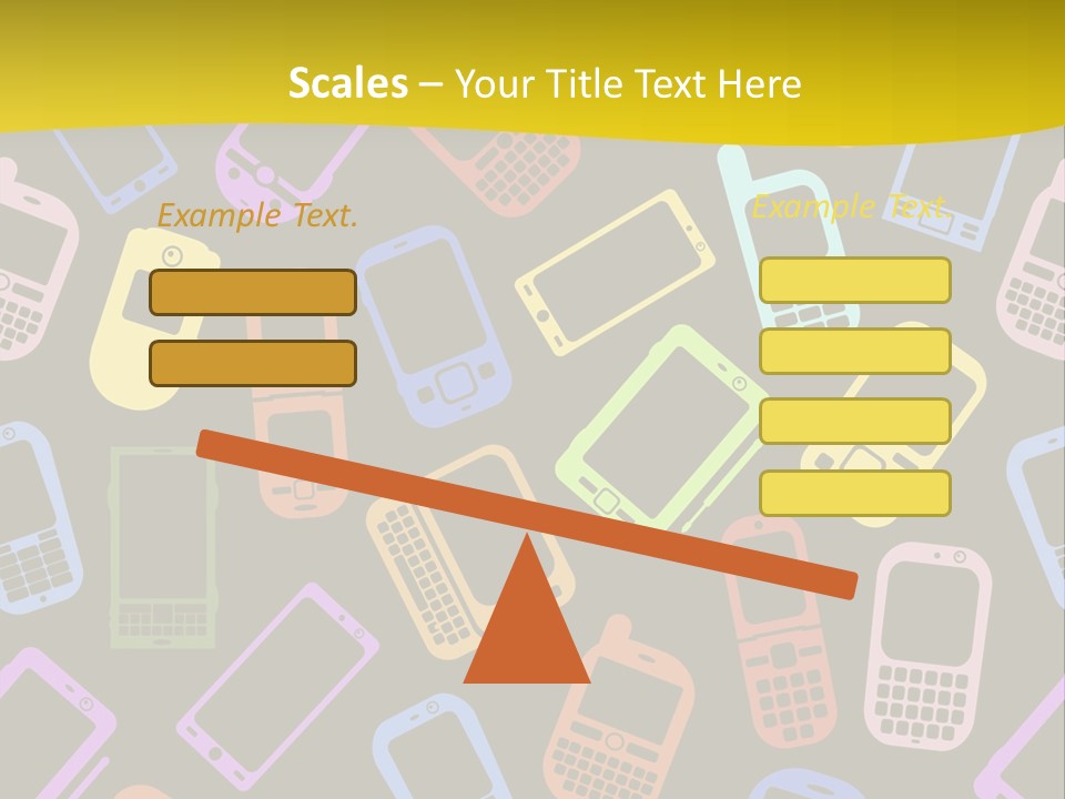 Speak Display Pattern PowerPoint Template