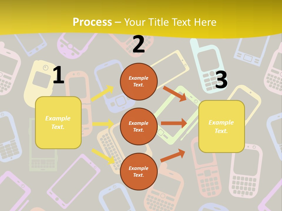 Speak Display Pattern PowerPoint Template