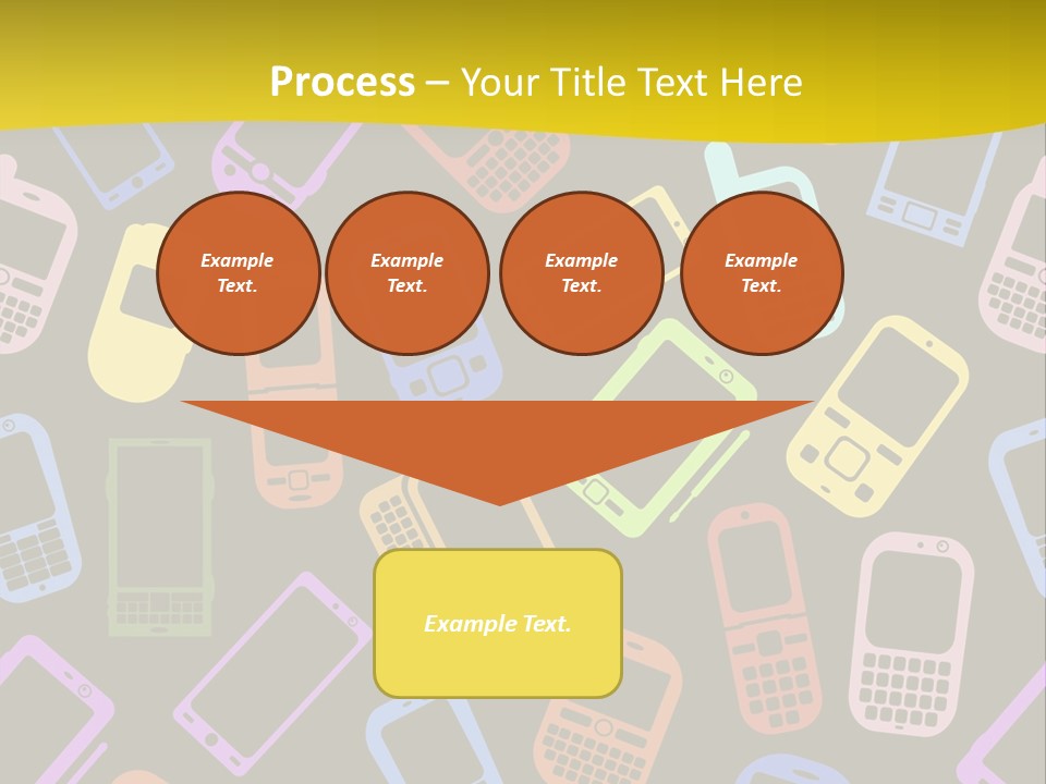 Speak Display Pattern PowerPoint Template