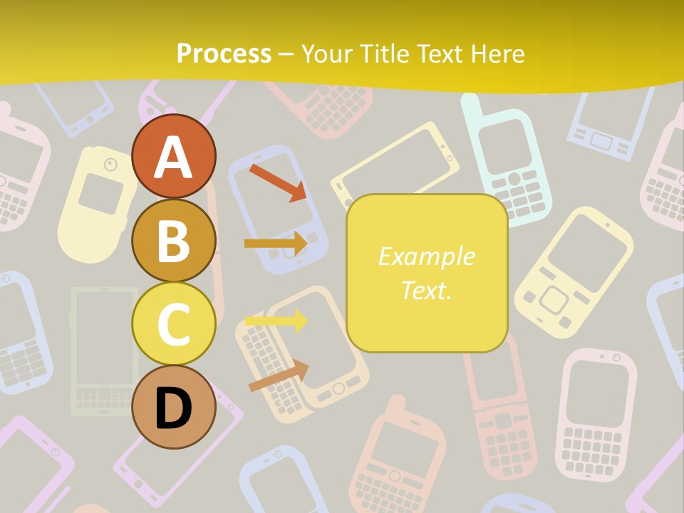Speak Display Pattern PowerPoint Template
