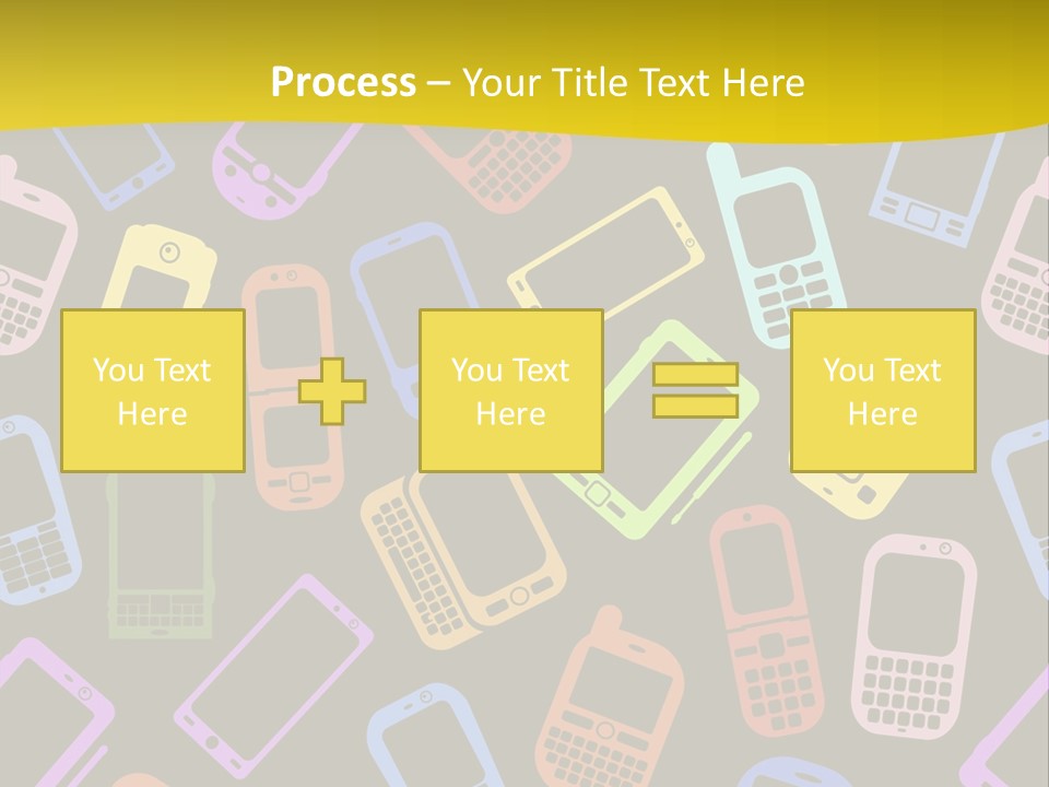 Speak Display Pattern PowerPoint Template