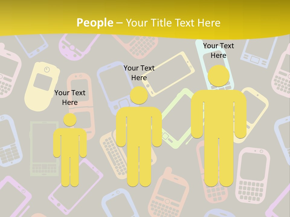 Speak Display Pattern PowerPoint Template
