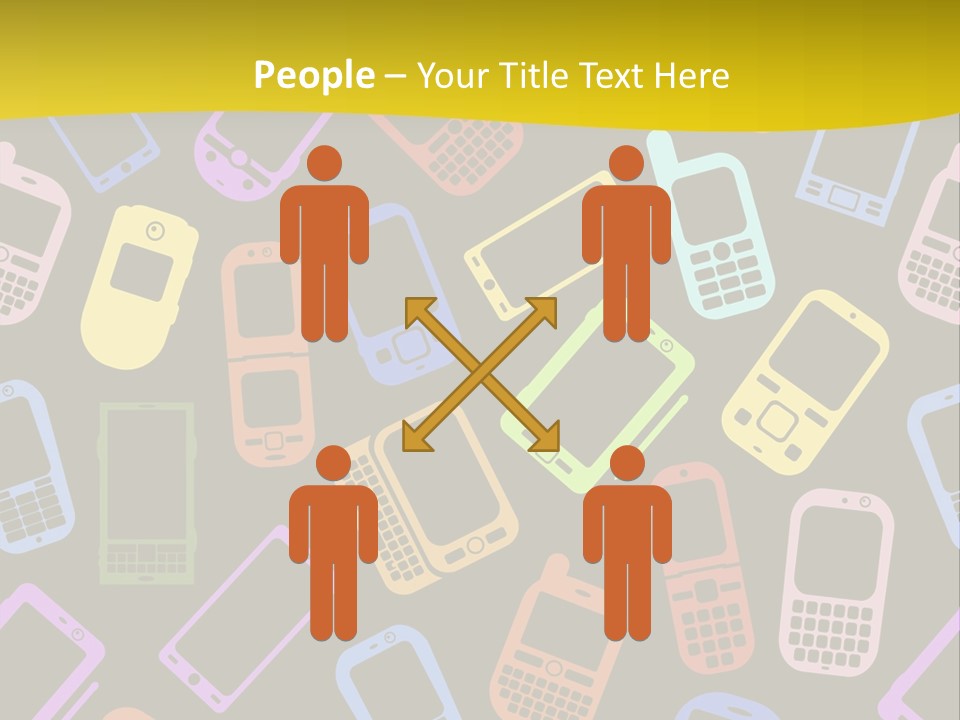 Speak Display Pattern PowerPoint Template