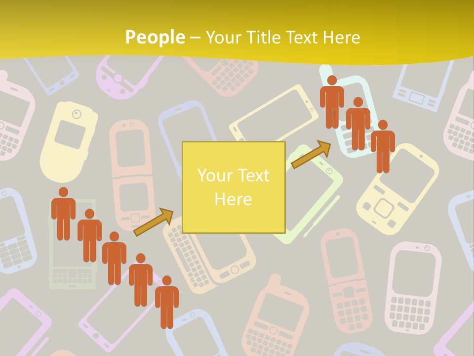 Speak Display Pattern PowerPoint Template
