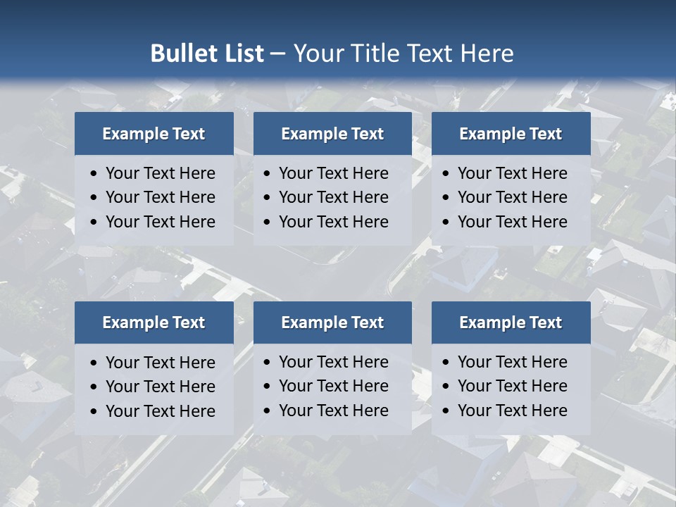 Housing Suburb Sub PowerPoint Template