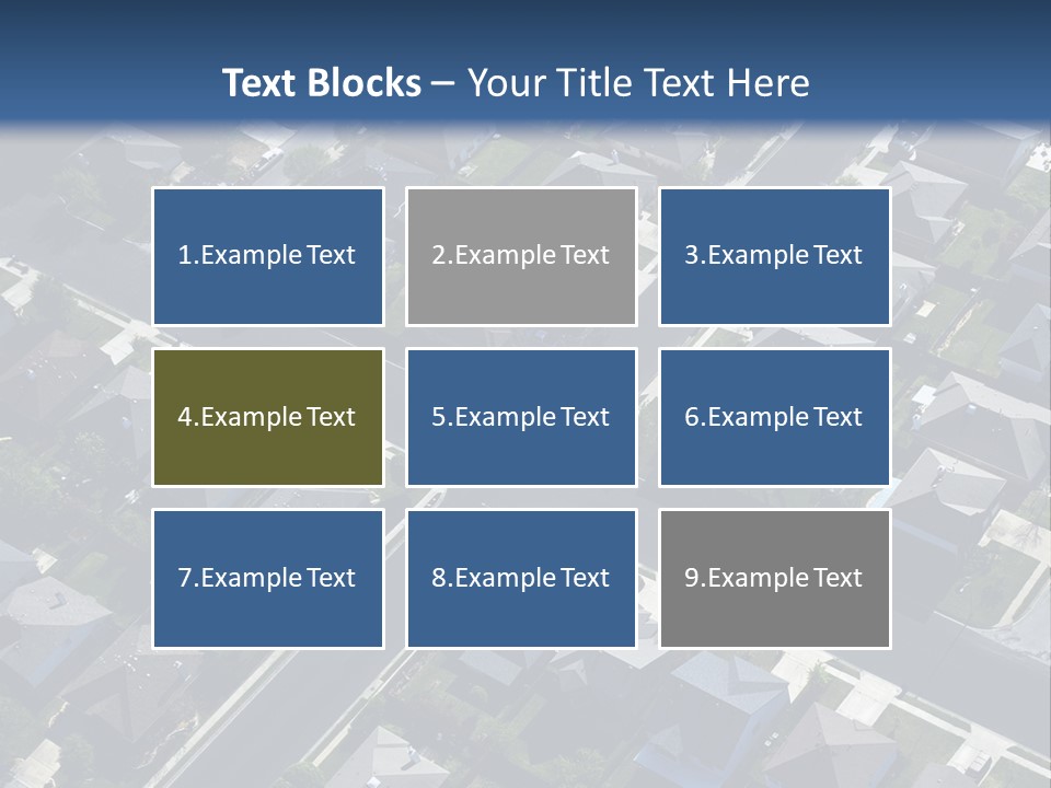 Housing Suburb Sub PowerPoint Template