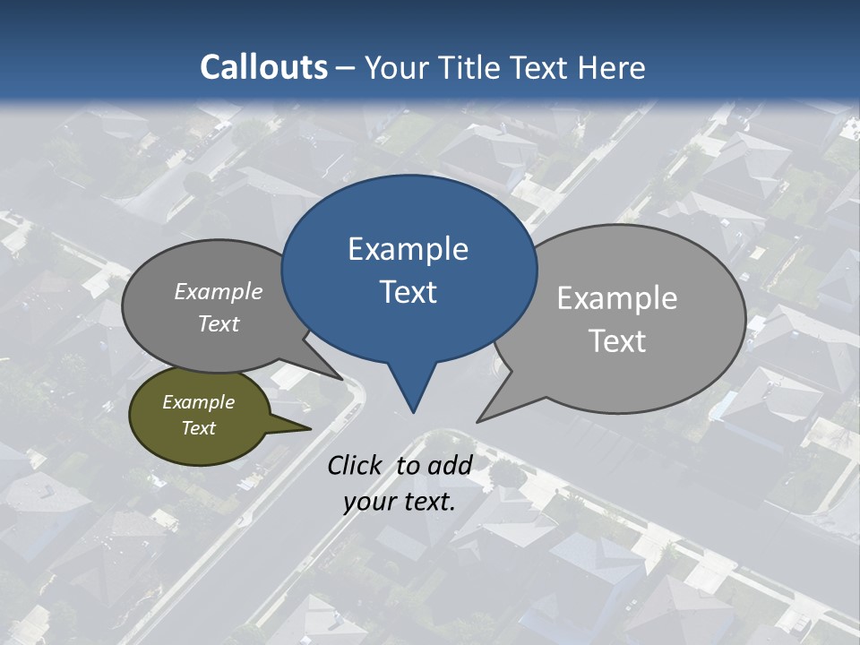 Housing Suburb Sub PowerPoint Template