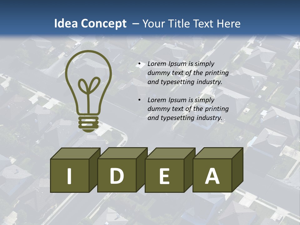 Housing Suburb Sub PowerPoint Template