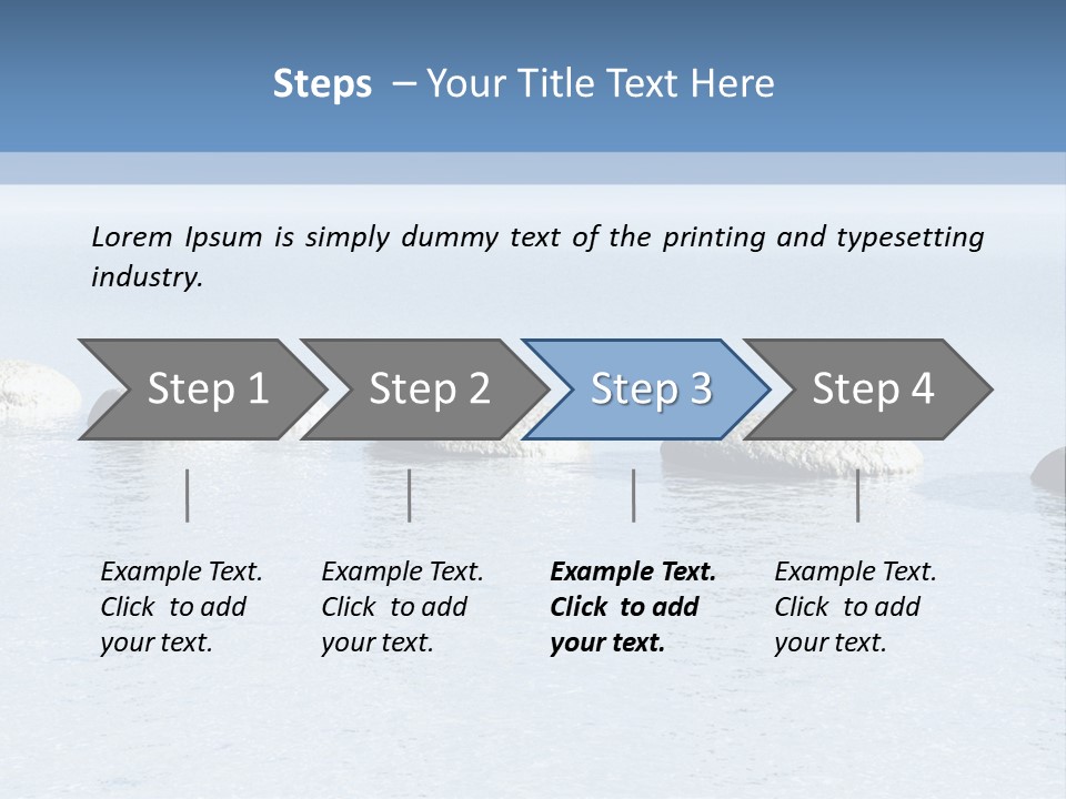 Lake Jump Road PowerPoint Template