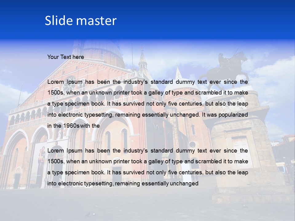 Catholic Cathedral Religious PowerPoint Template