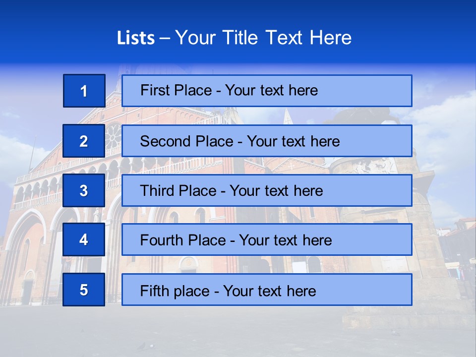 Catholic Cathedral Religious PowerPoint Template