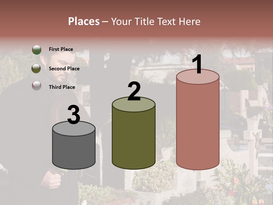 Cemetery Passed Vault PowerPoint Template