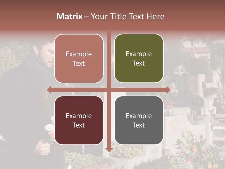 Cemetery Passed Vault PowerPoint Template