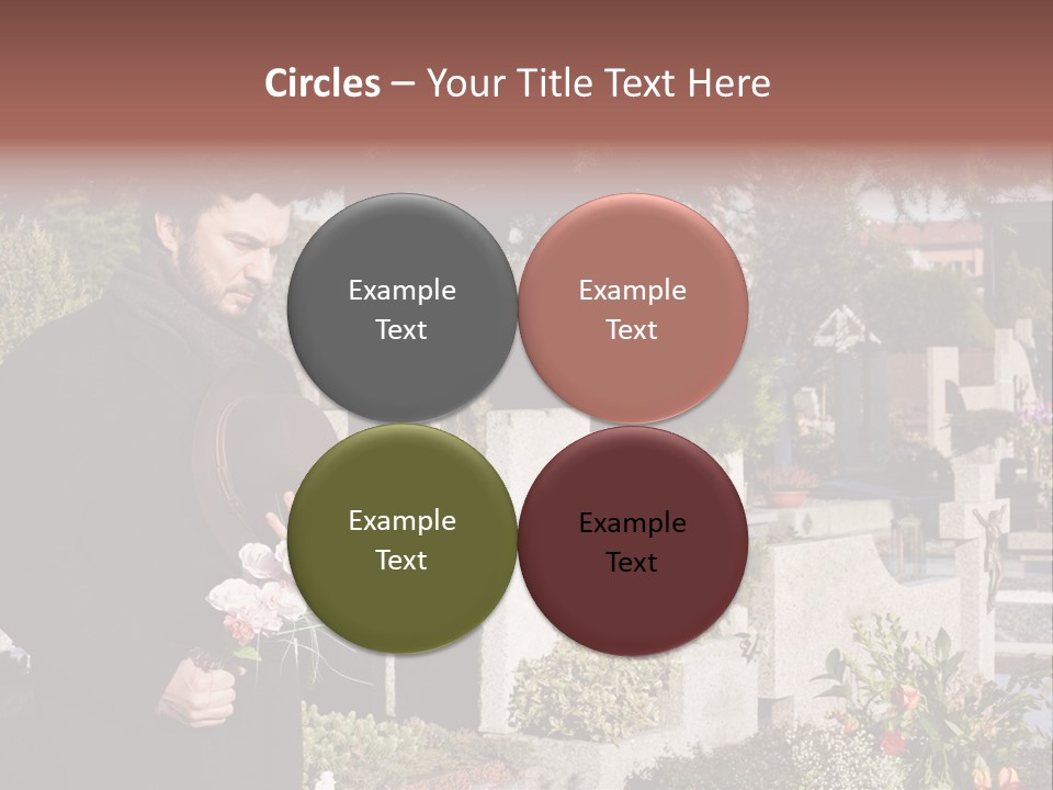 Cemetery Passed Vault PowerPoint Template