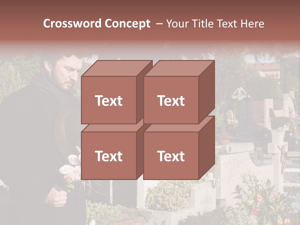 Cemetery Passed Vault PowerPoint Template