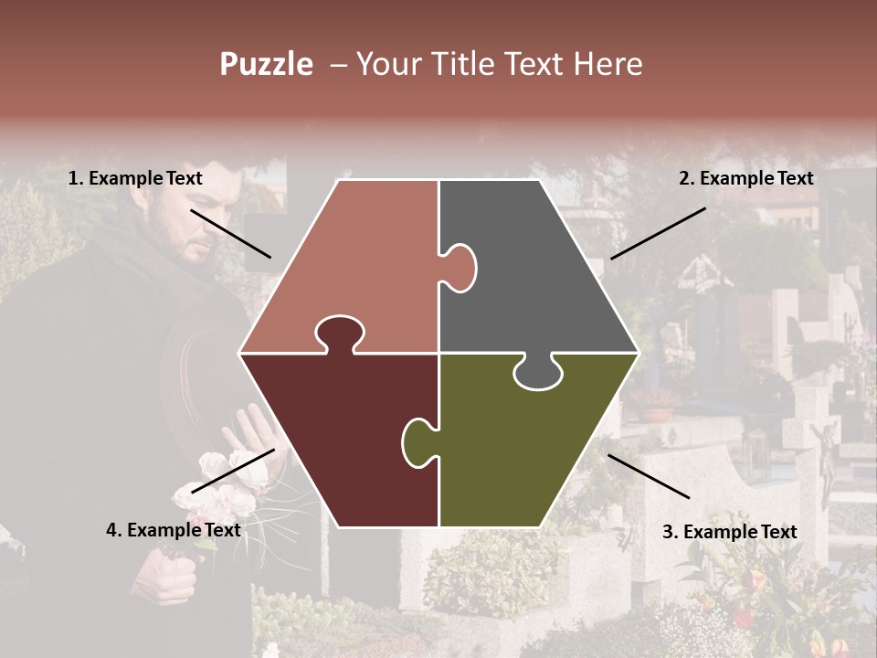 Cemetery Passed Vault PowerPoint Template