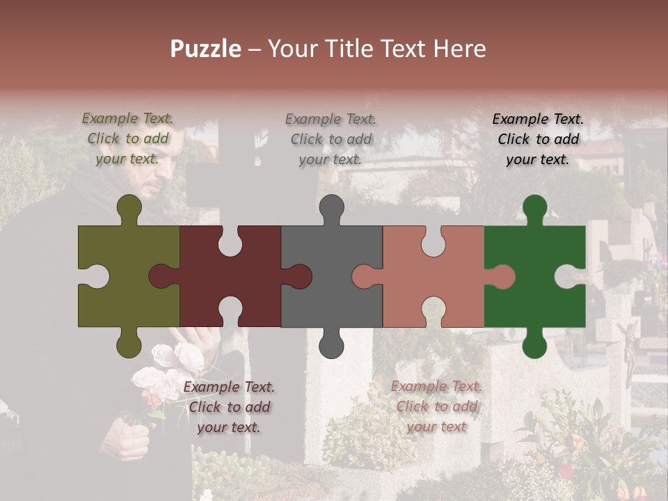 Cemetery Passed Vault PowerPoint Template