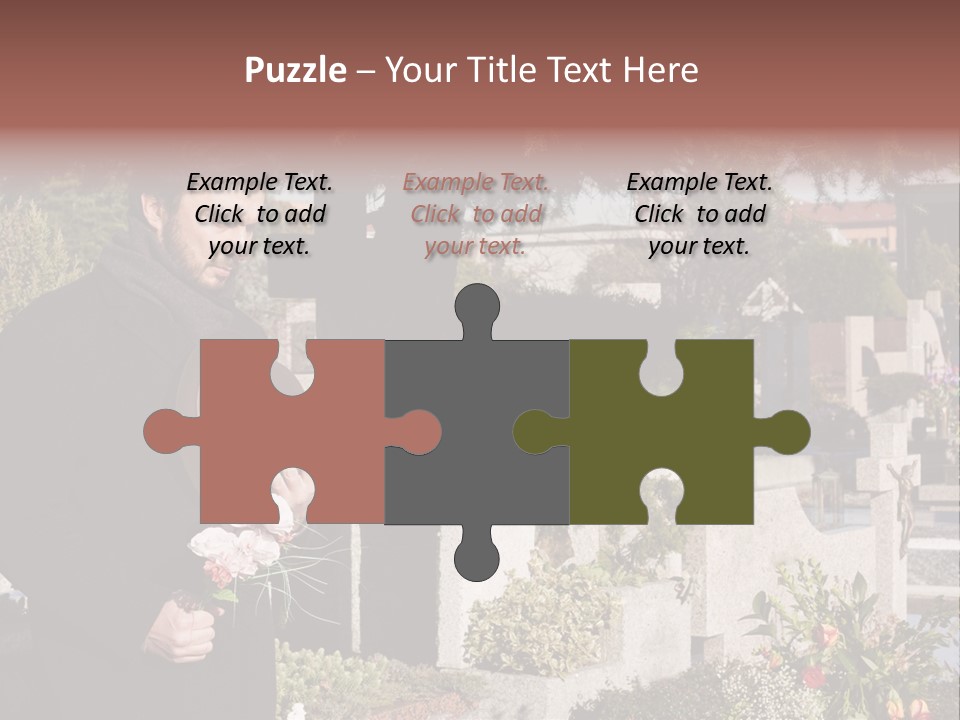 Cemetery Passed Vault PowerPoint Template