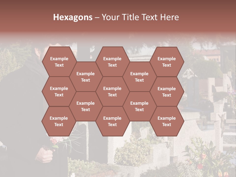 Cemetery Passed Vault PowerPoint Template