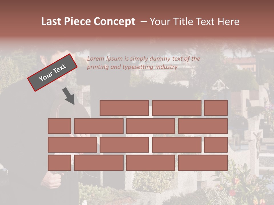 Cemetery Passed Vault PowerPoint Template